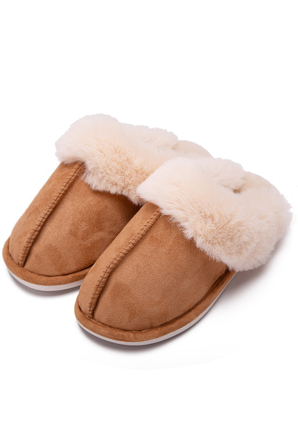 Warm Home Plush Cotton Slippers-consonak
