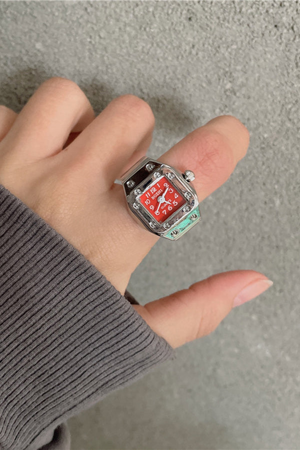 Fashion Creative Simple Mini Clock Ring | Consonak