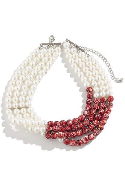 Gothic Blood Drop Tassel Halloween Personalized Necklace-consonak