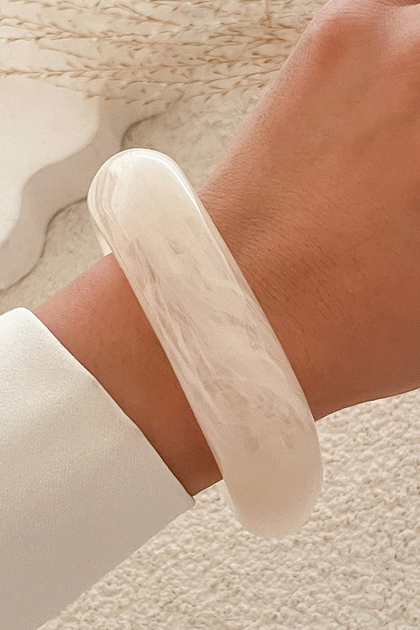 Simple Irregular Geometric Shape Acrylic Bracelet-consonak