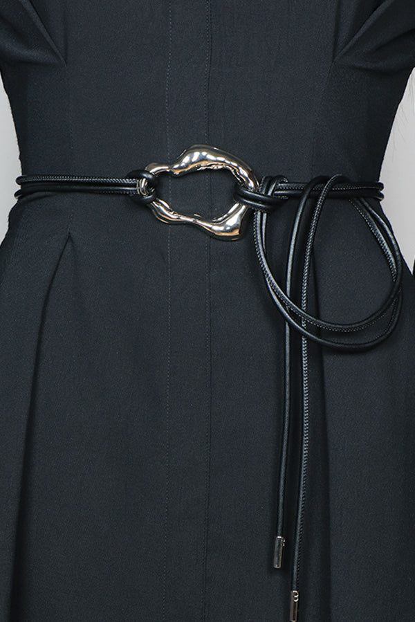 Simple and Versatile Leather Waist Rope-consonak