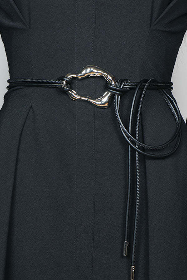 Simple and Versatile Leather Waist Rope-consonak