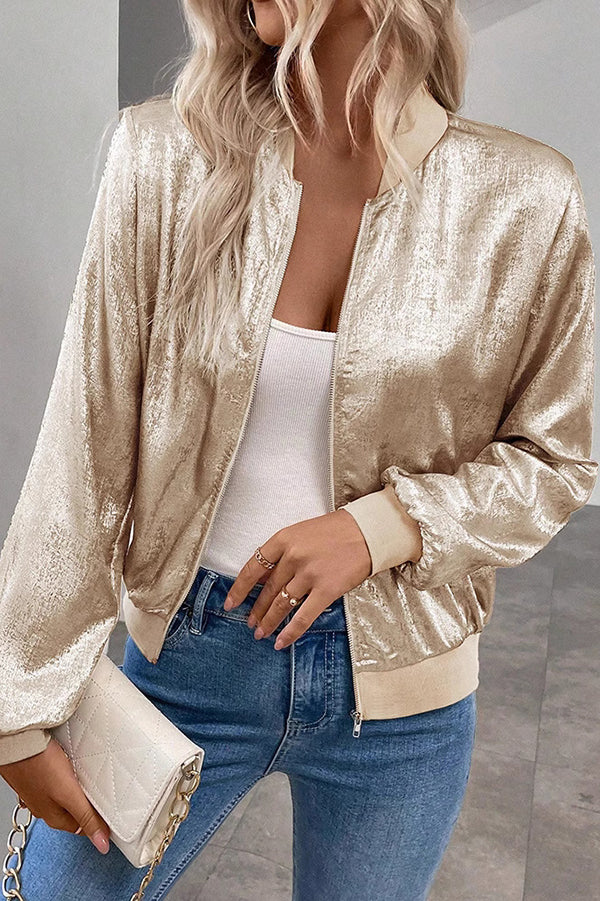 Stylish Loose-fitting Long-sleeved Zipper Casual Jacket | Consonak