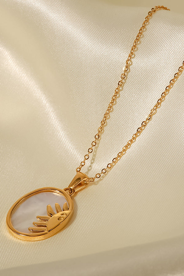 Vintage Stainless Steel Zircon Love Pendant | Consonak