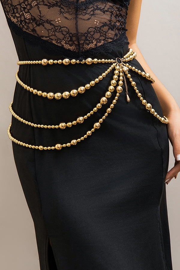Sexy Holiday Style Faux Pearl Body Necklace | Consonak