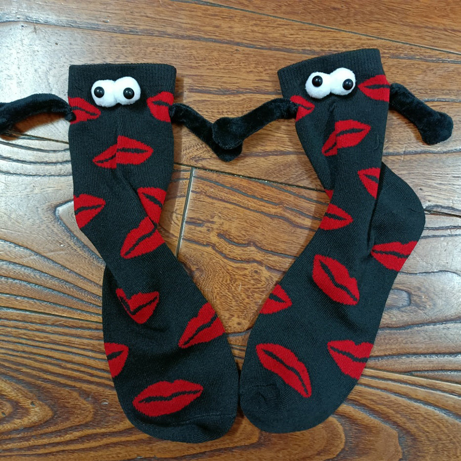 Couple Love Magnetic Hand Socks-consonak