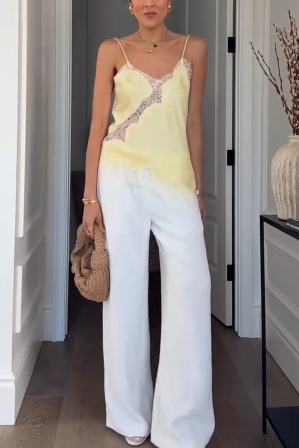 Sexy Lace Backless Camisole Top-consonak