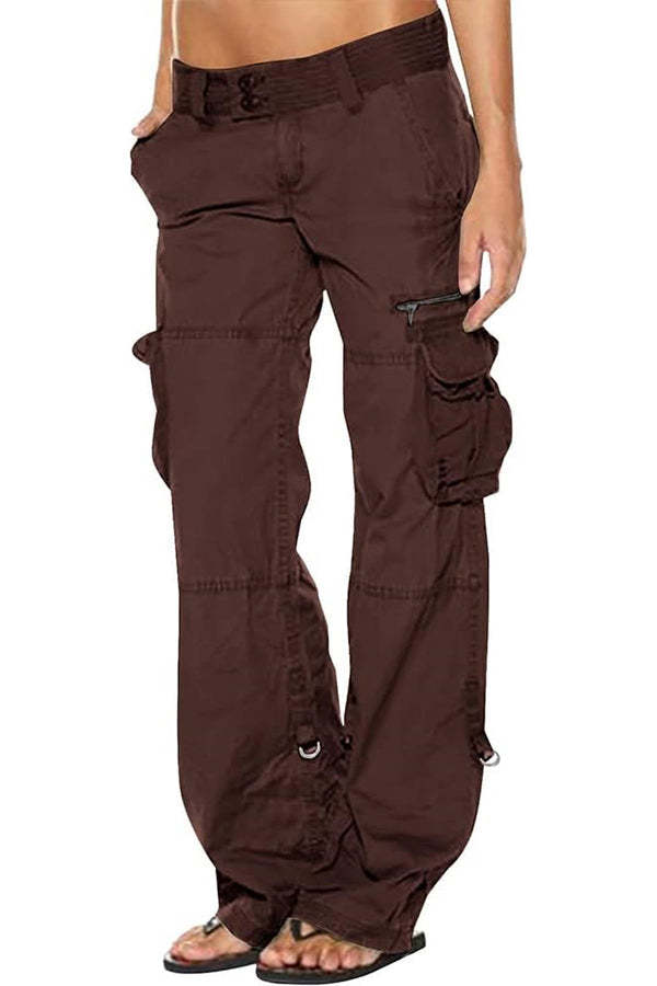 Women's Tactical Active Loose Multi-Pockets Cargo Pants-consonak