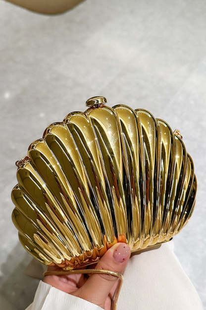 Fashionable and Elegant Chain Lock Shell Bag-consonak