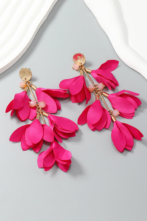 Bohemian Flower Tassel Earrings-consonak