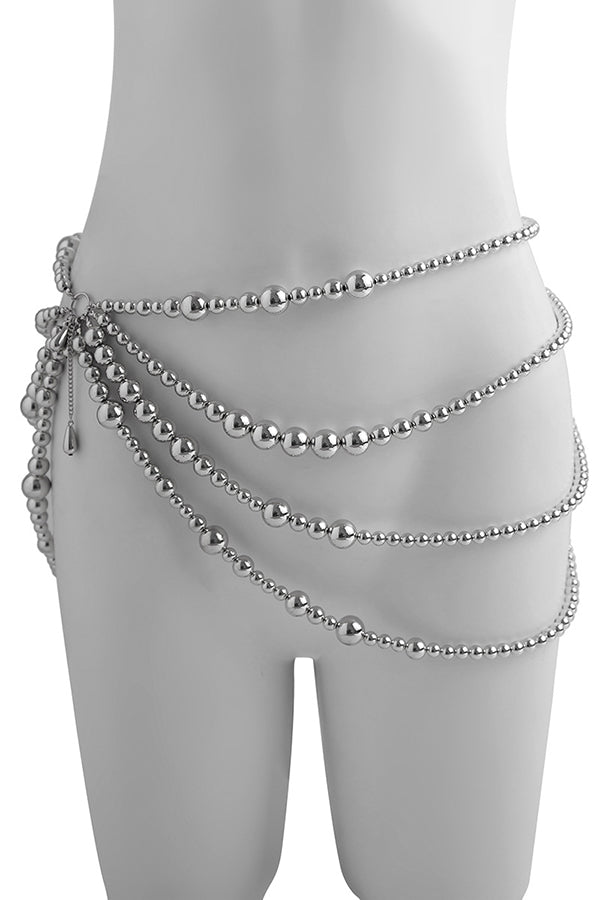 Sexy Holiday Style Faux Pearl Body Necklace | Consonak