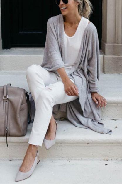 Freely Feeling Open Knit Cardigan-consonak