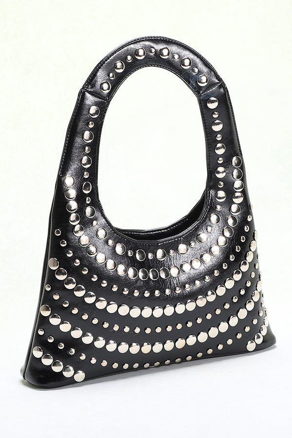 Punk Rivet Fashion Shoulder Bag-consonak