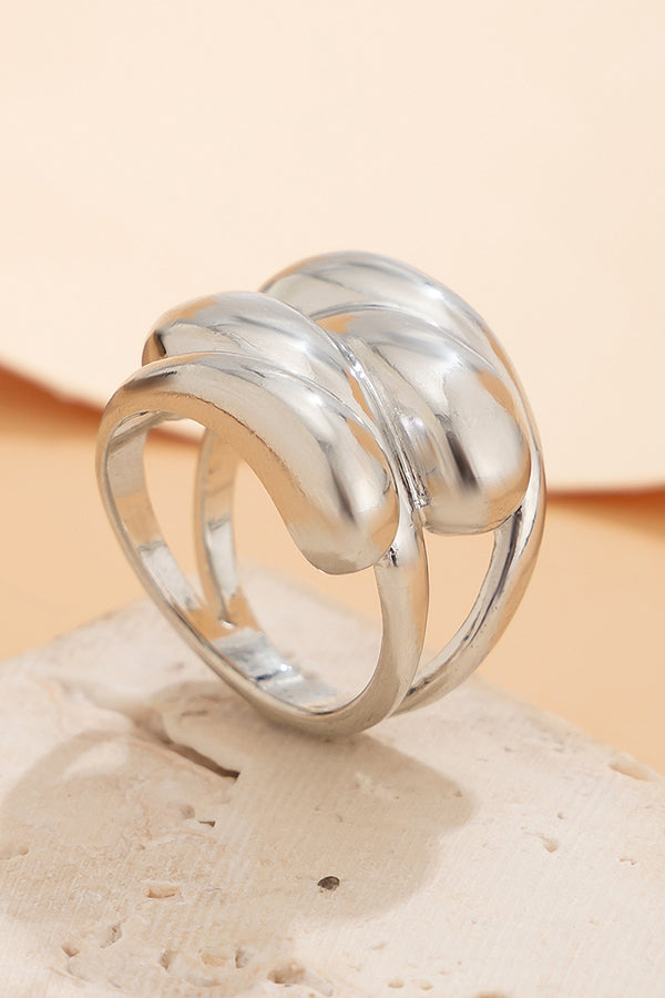 Fashion Alloy Twisted Double Layer Jewelry-consonak