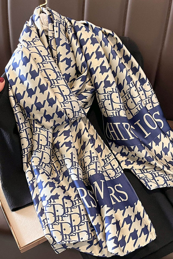 Elegant Imitation Silk Oversized Shawl Scarf-consonak