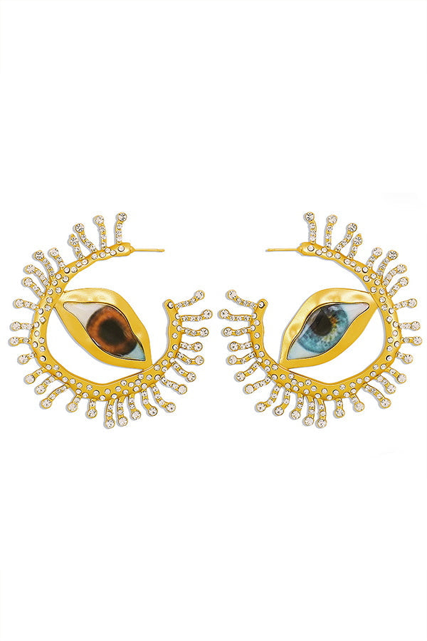 Vintage Evil Eye Tassel Earrings | Consonak