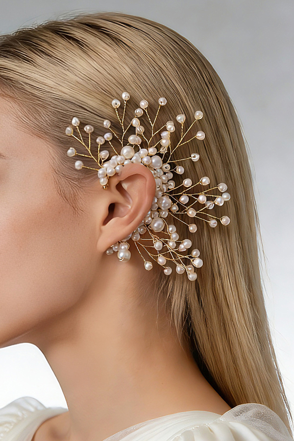 Exquisite Branch Beaded Fairy Earrings-consonak