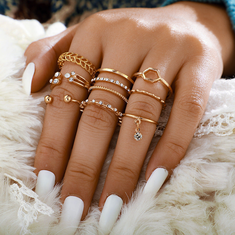 Adjustable Personality Ring with Irregular Geometric Opening | Consonak