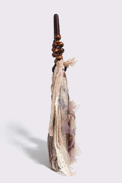 Fashion Tie-dye Rose Flower Shoulder Bag-consonak