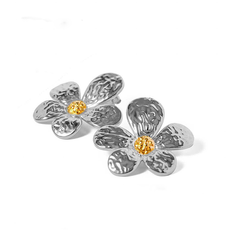 Fashionable Fresh Flower Earrings-consonak