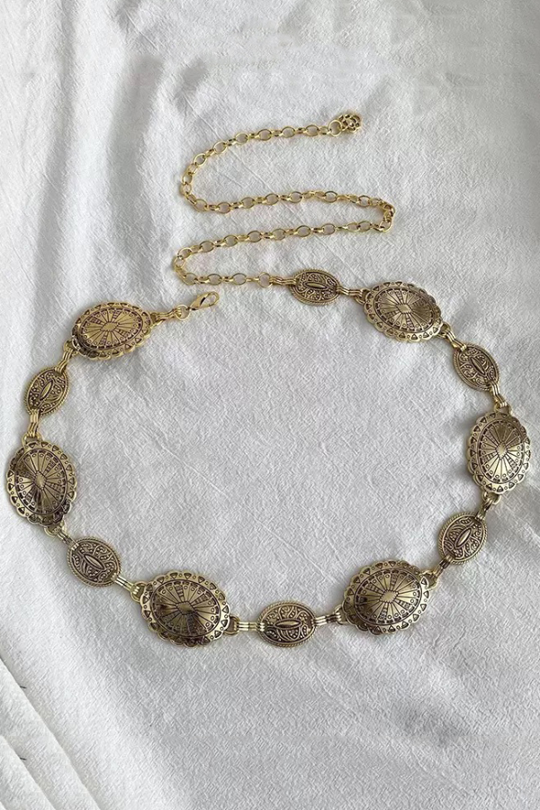 Bohemian Ethnic Style Metal Waist Chain-consonak