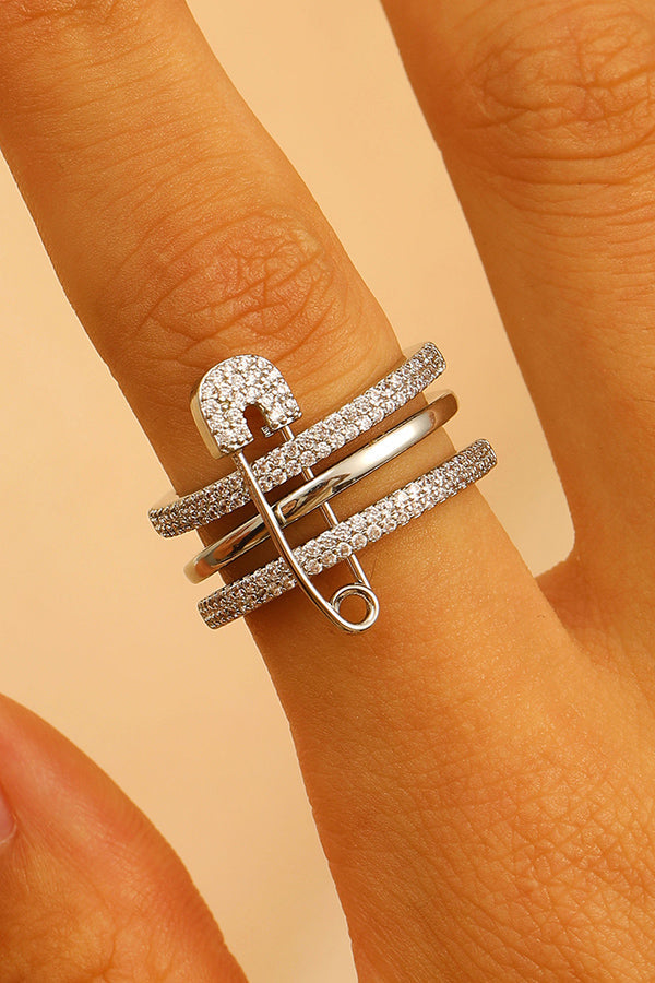 Fashionable Three-color Ring with Detachable Needle Ring-consonak