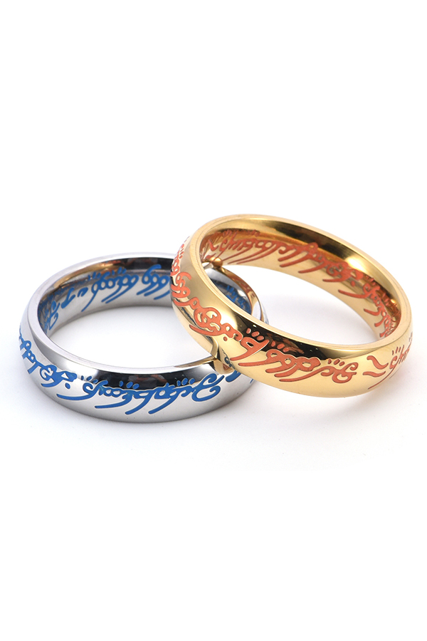 Personalized Stainless Steel Luminous Ring-consonak