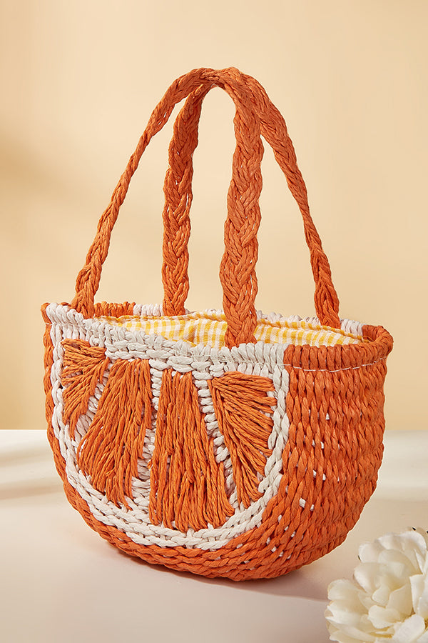 Cute Holiday Fruit Shaped Braided Bag-consonak