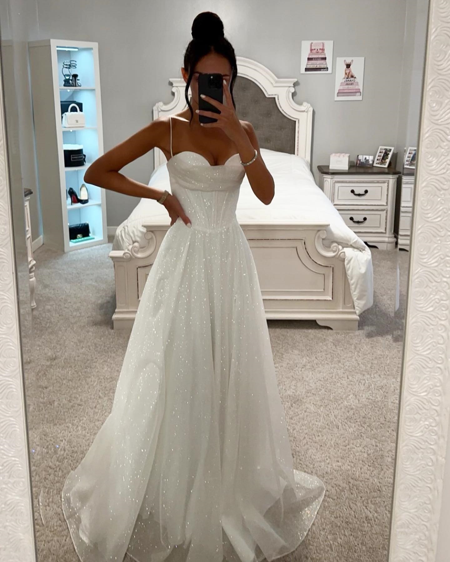 Ladies' new hot stamping camisole dress with a large swing for casual and fashionable parties-consonak