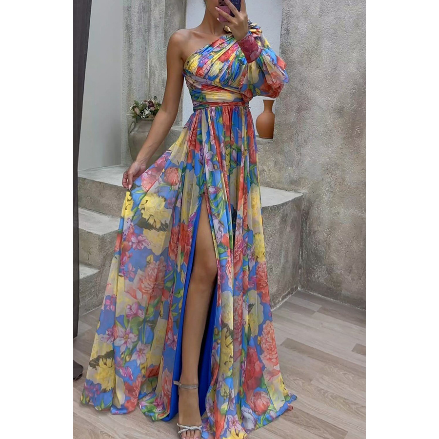 New Arrival Party Mesh One Shoulder Dress INS Casual Fashion Mini Dress Streetwear | Consonak