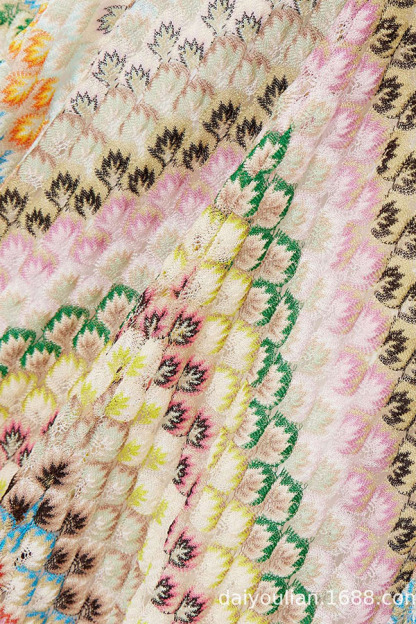 Missoni Summer Knit Colorful Herringbone Print Open Beck Maxi Dress-consonak