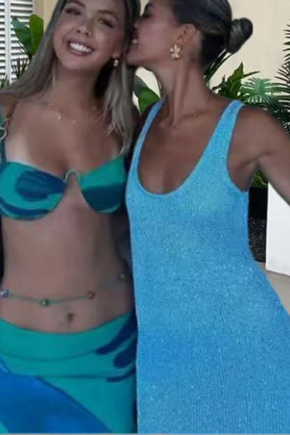 consonak U Neck Sleeveless Sequin Bodycon Maxi Dress-consonak