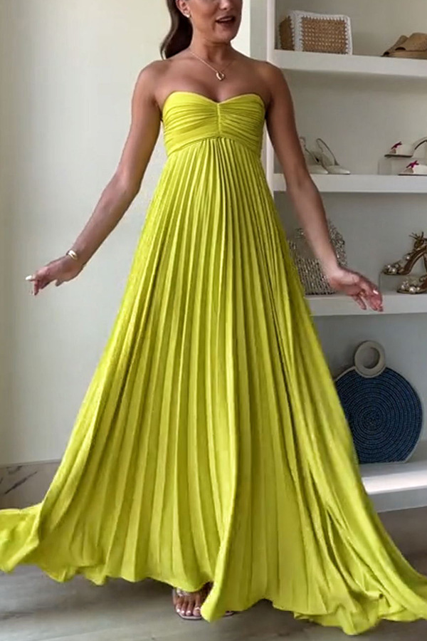 Exquisite Princess Pleated Off Shoulder with Scarf Party Maxi Dress | Consonak
