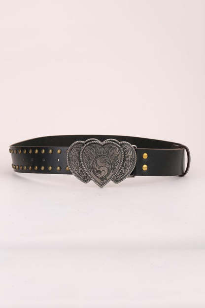 Personalized Rivet Pu Leather Fashion Belt-consonak
