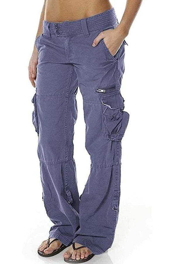 Women's Tactical Active Loose Multi-Pockets Cargo Pants-consonak