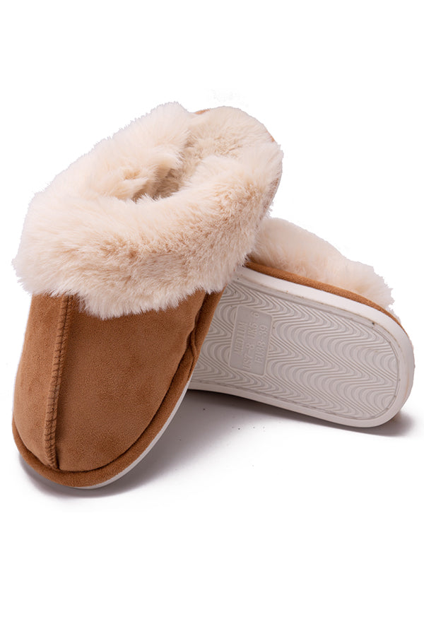 Warm Home Plush Cotton Slippers-consonak