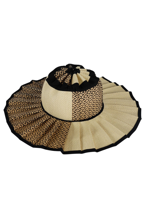 Stylish Foldable Sun-protective Woven Casual Straw Hat | Consonak