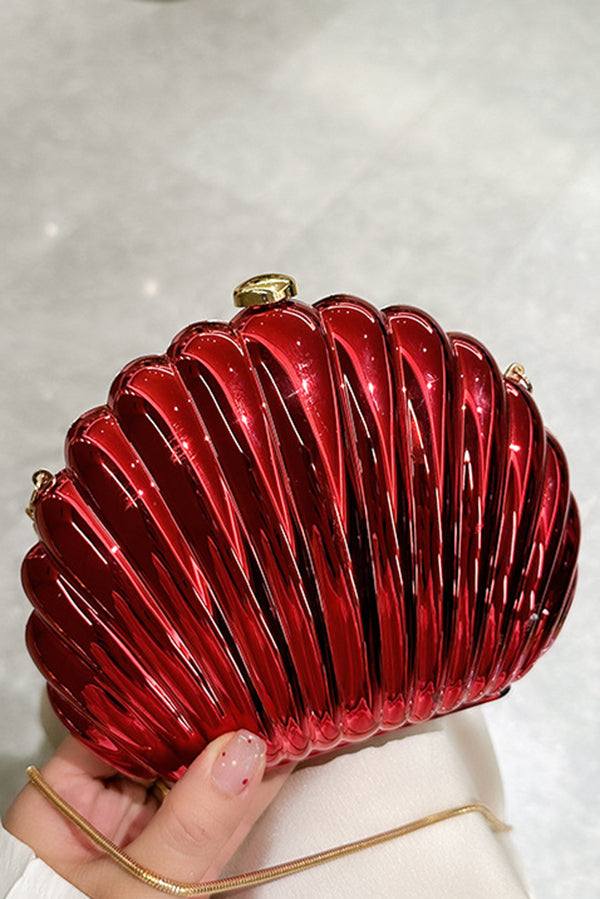 Fashionable and Elegant Chain Lock Shell Bag-consonak