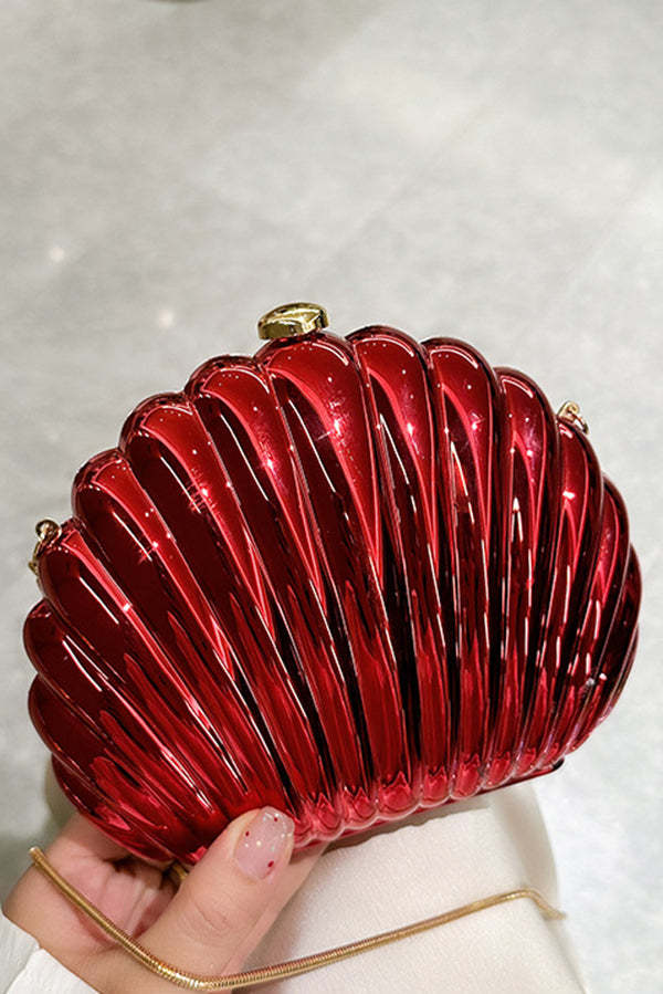 Fashionable and Elegant Chain Lock Shell Bag-consonak