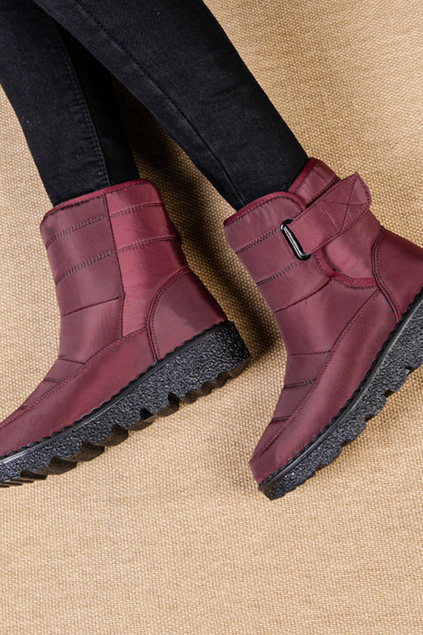 Warm Round Toe Thick-soled Casual Snow Boots-consonak