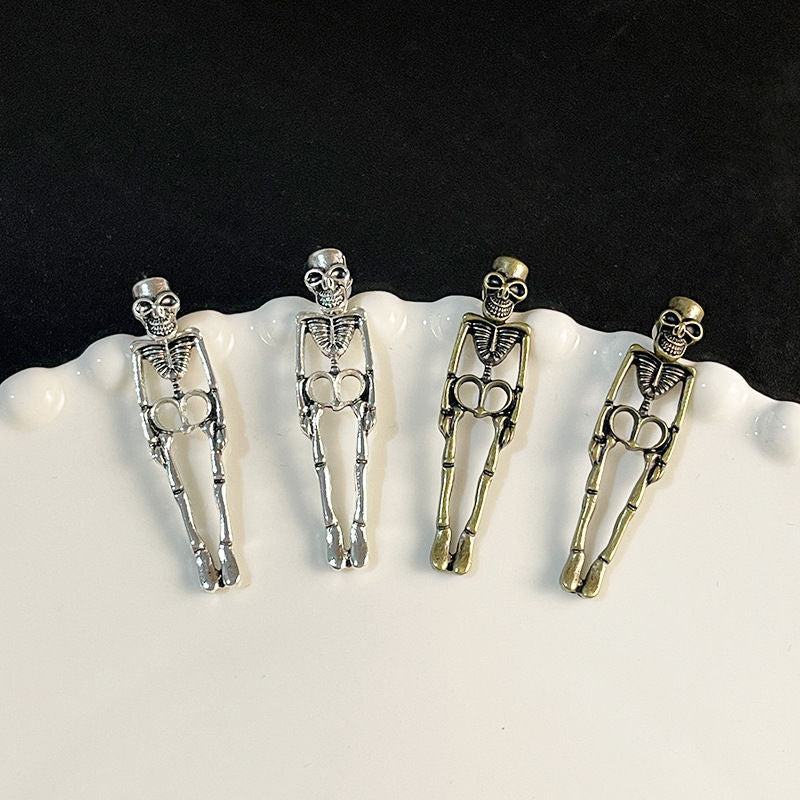 Halloween Skeleton Vintage Earrings-consonak