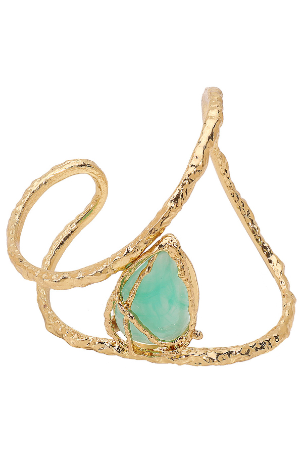 Fashionable Lava Texture Irregular Opening Bracelet-consonak