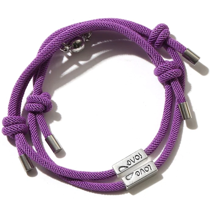 Alloy Love Eachother Couple Bracelet-consonak