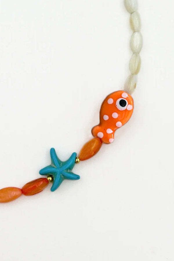 Cute Polka Dot Clownfish Necklace-consonak