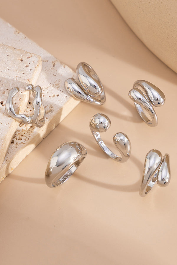 Geometric Cross Open Ring-consonak