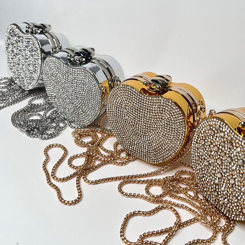 Fashionable and Personalized Diamond Mini Crossbody Bag-consonak