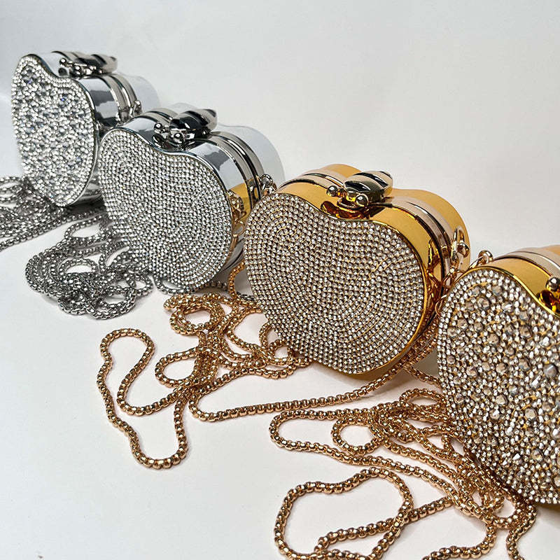 Fashionable and Personalized Diamond Mini Crossbody Bag-consonak