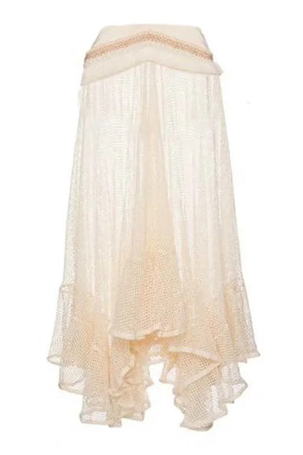 Sexy See-through Mesh Lace Resort Beach Skirt | Consonak