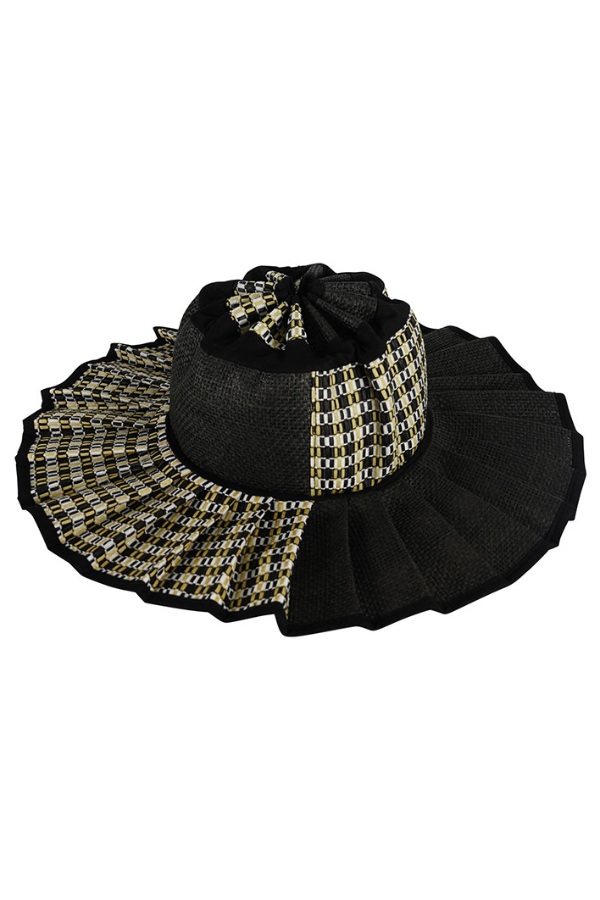 Stylish Foldable Sun-protective Woven Casual Straw Hat | Consonak