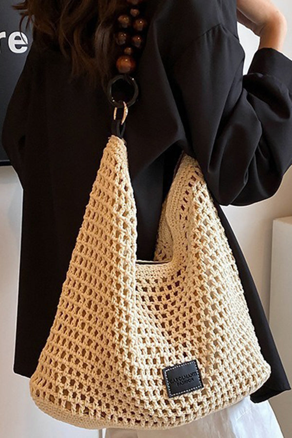 Ins Style Retro Hollow Straw Bag-consonak